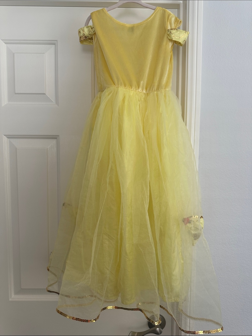 Little Adventurers deluxe Belle Princess Ball Gown Costume size Large ages 5-7 - Picture 3 of 5